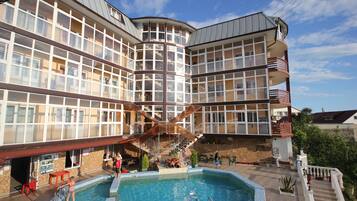 Fassade der Unterkunft