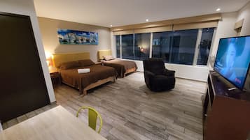 Panoramic Apartment | 3 bedrooms, desk, laptop workspace, iron/ironing board