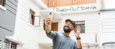 Entrada de l'allotjament