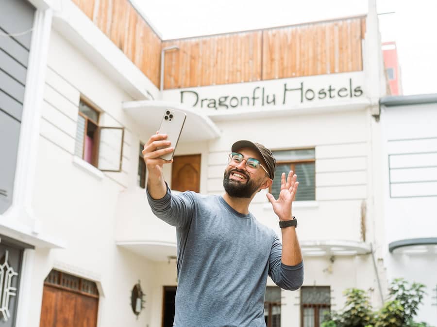 Entrada de la propiedad