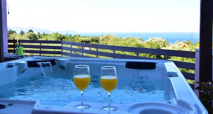 Brandneu!!Happy House - Kefalonia View House Steliata - in der Nähe von Fiscardo