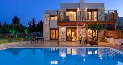 Sperveri Enalio Villas - Demeure en Pierre Sea View Villas avec grande piscine privée