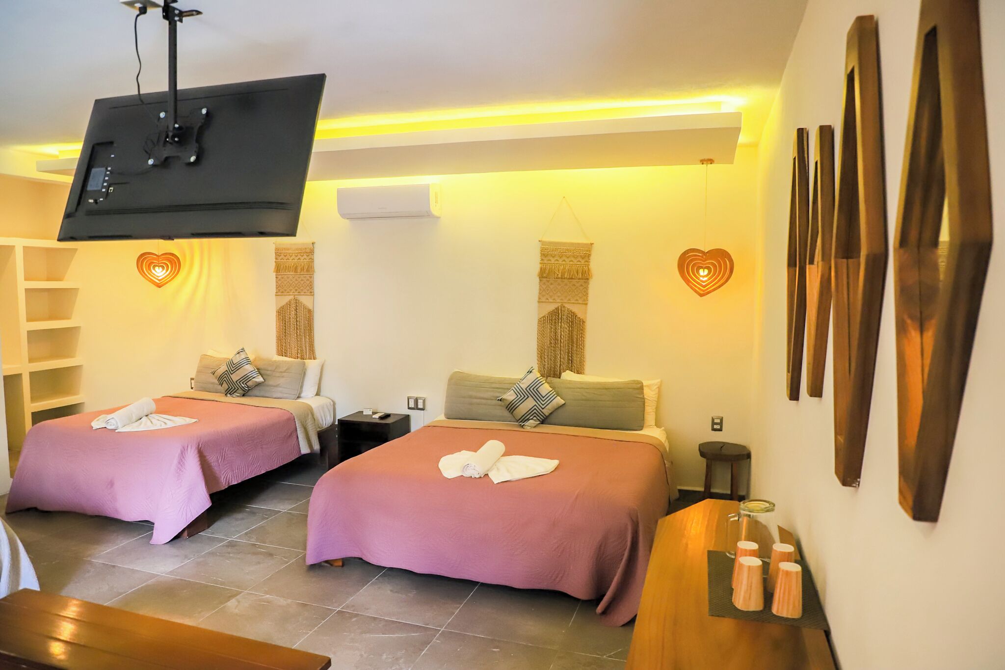 Superior Room, 2 Double Beds | Minibar, in-room safe, free cribs/infant beds, travel crib