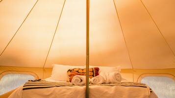 Exclusive Tent, 1 Queen Bed, Lagoon View | Premium bedding, pillowtop beds, in-room safe, iron/ironing board