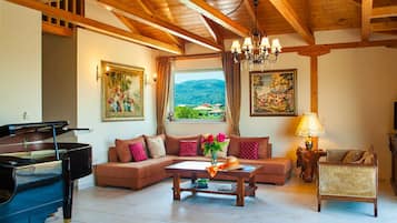 Een televisie, een dvd-speler en boeken