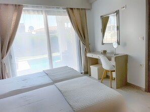 3 Schlafzimmer, schallisolierte Zimmer, Bügeleisen/Bügelbrett