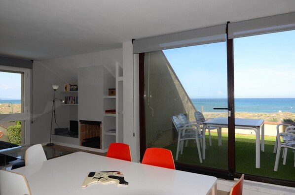 Enjoy a meal on the outdoor terrace with ocean views from the comfort of your room.