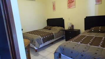 Standard Double Room, 2 Double Beds, Non Smoking | Laptop workspace, free WiFi, bed sheets, wheelchair access