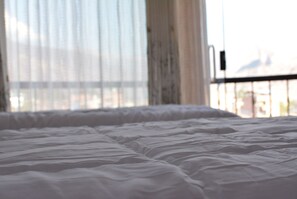 Basic Double Room, 2 Single Beds, Mountain View