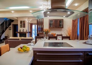 Interior - Villa Veghera - Join Crete, Seaview, private pool (Kissamos)