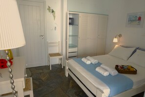 2 bedrooms, in-room safe, free WiFi, bed sheets - Playera bungalow G sea view (Κολυμπήθρες)