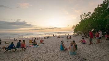 Beach nearby, white sand
