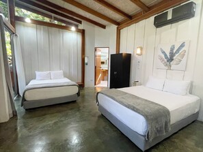 Suite, 2 Queen Beds, Kitchen, Garden View | Premium bedding, in-room safe, free WiFi, bed sheets