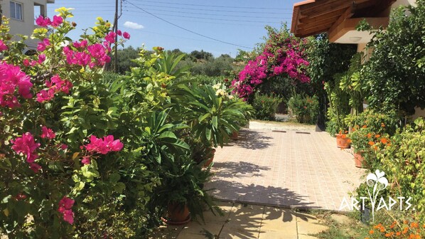 Property grounds - Art apt. walk to the beach..... (Δαράτσος)