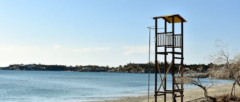 Vlak bij het strand