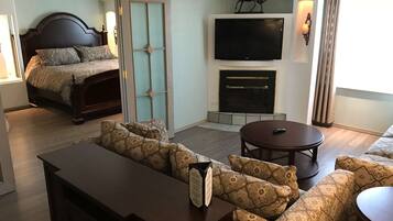 Down comforters, in-room safe, blackout drapes, iron/ironing board