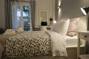 1 bedroom, desk, soundproofing, iron/ironing board