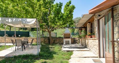 cretan tradiotional lake house with stunning views