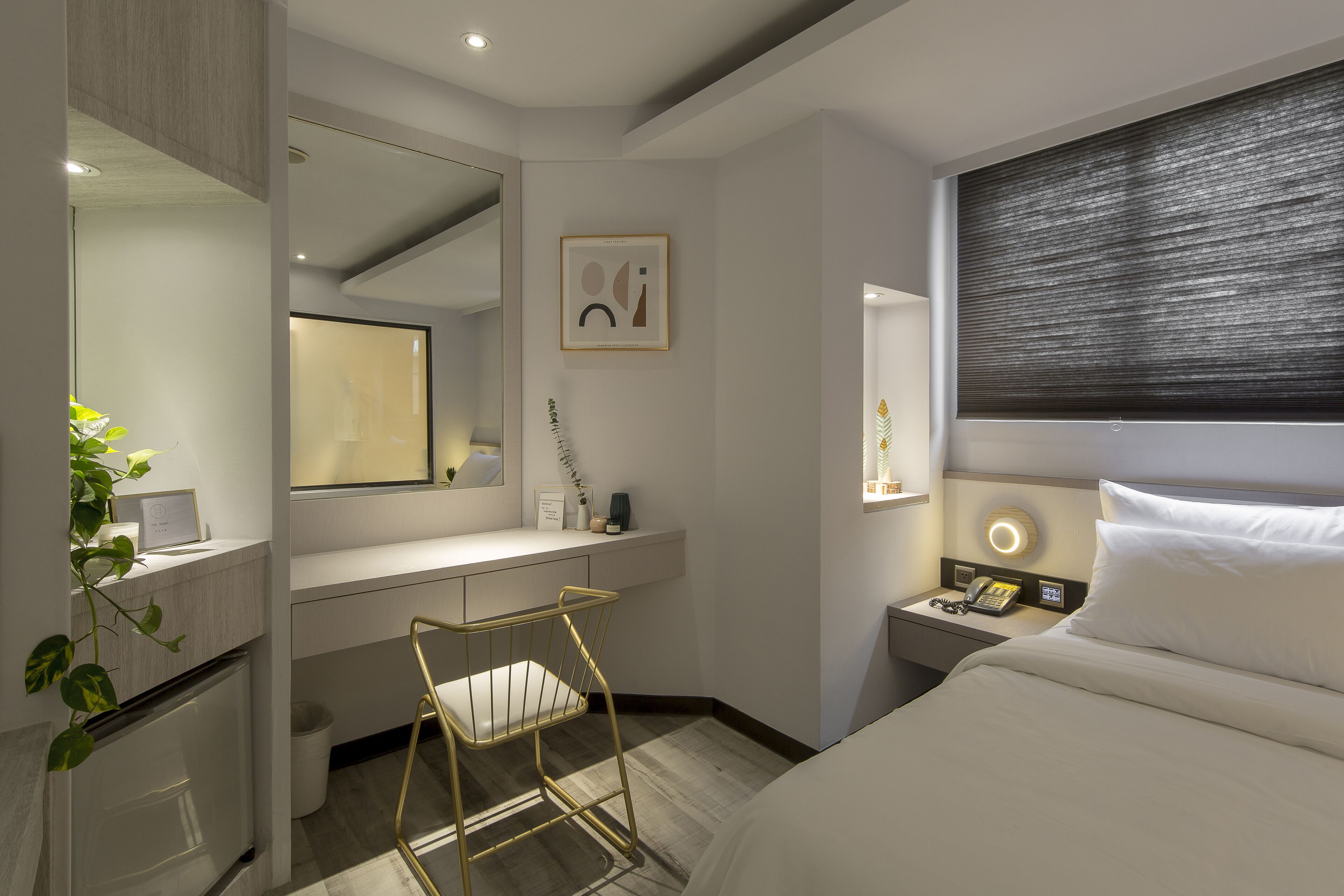 經濟雙人房 | 書桌、遮光布/窗簾、免費無線上網