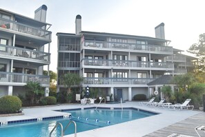 Condo, 2 Bedrooms | Pool | Outdoor pool - Hermitage 1g 2 Bedroom Condo by RedAwning (Surfside Beach)