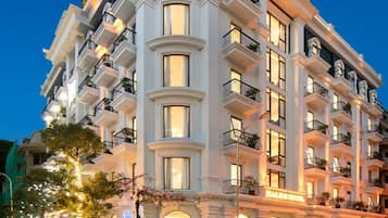 Front of property – evening/night