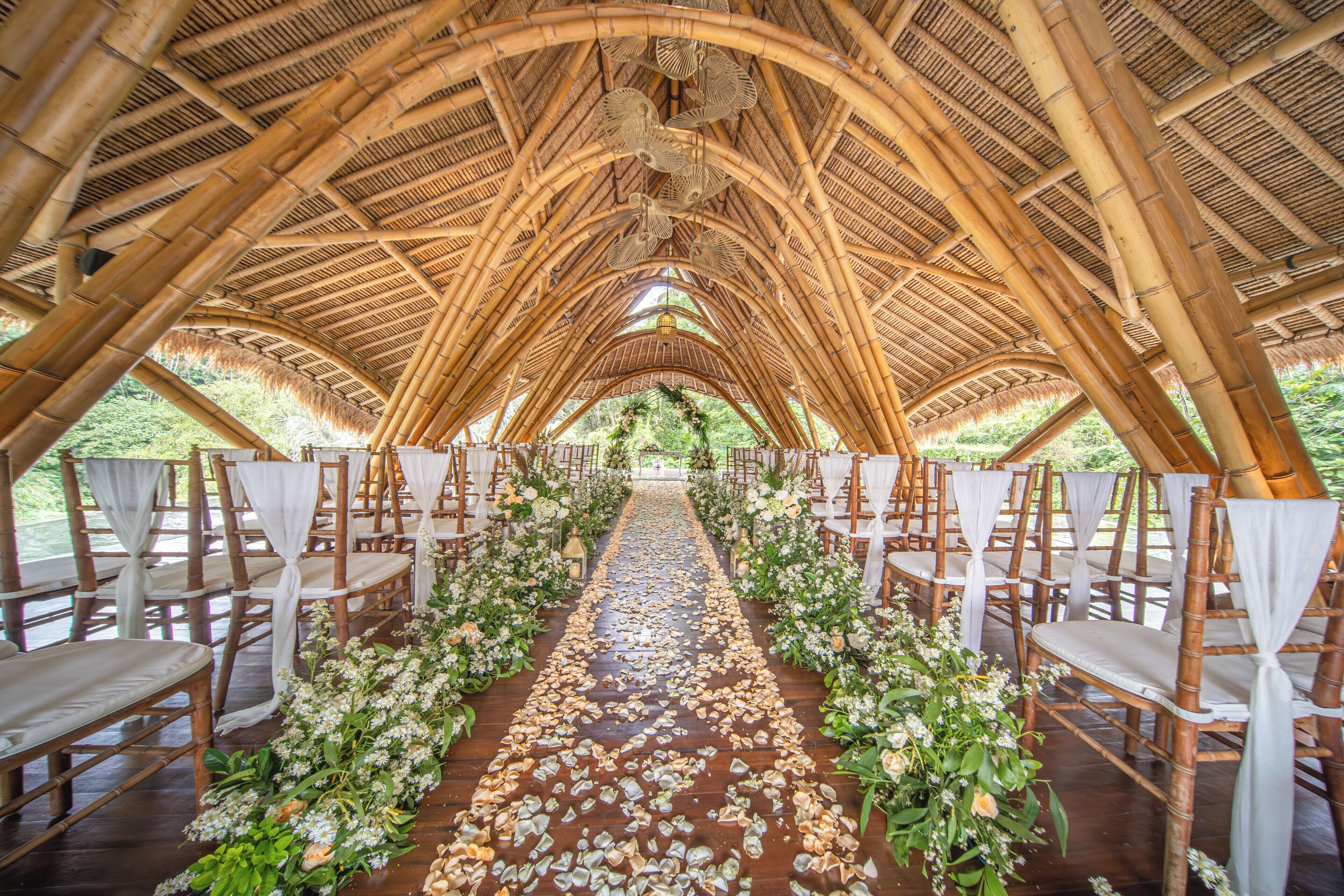 Área de bodas al aire libre