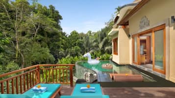 Grand 2 Bedroom Private Pool Villa with River View | Private pool