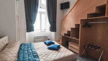 1 habitación, cortinas blackout y camas plegables/adicionales