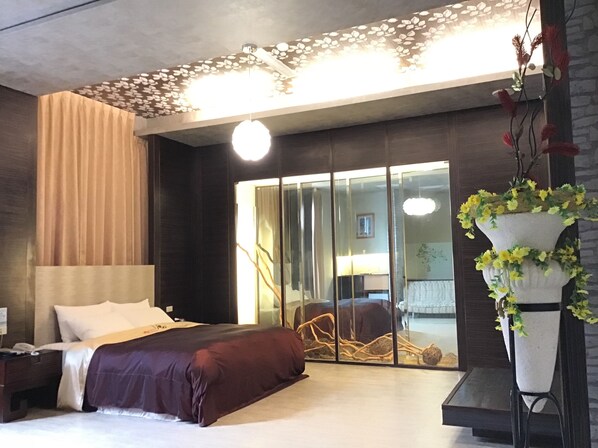 Double Room (Fashion) | Premium bedding, down comforters, desk, blackout drapes