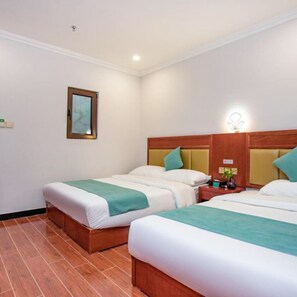 Cortinas blackout, wifi gratis y ropa de cama 