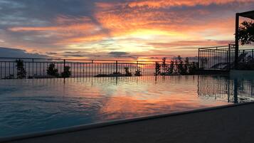 Blick von der Unterkunft