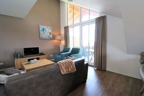 Penthouse aan de piste bij Winterberg 12 | Coin séjour