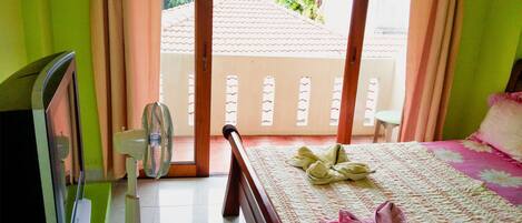 Standard Room with Fan | Balcony
