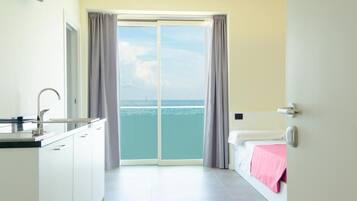 Blick von der Unterkunft