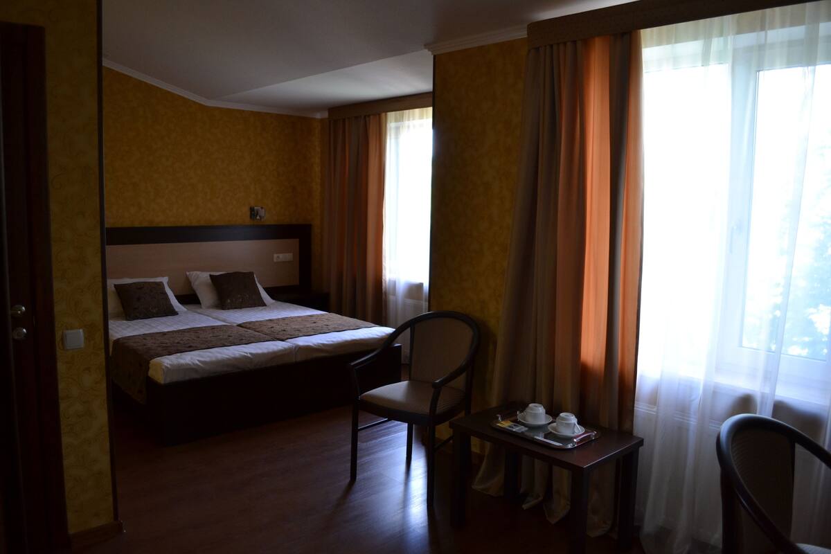 Superior Double Room | Hypo-allergenic bedding available, desk, laptop workspace