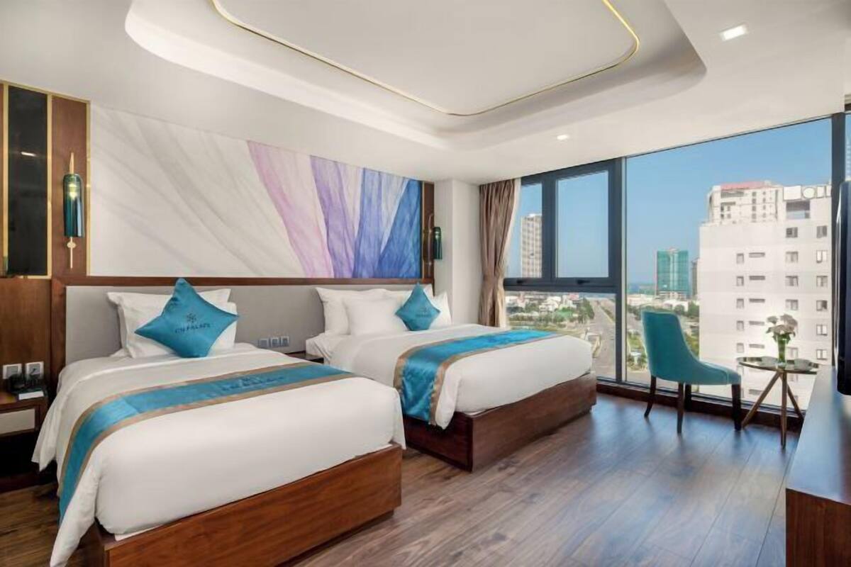 1 phòng ngủ, bộ đồ giường cao cấp, chăn bông