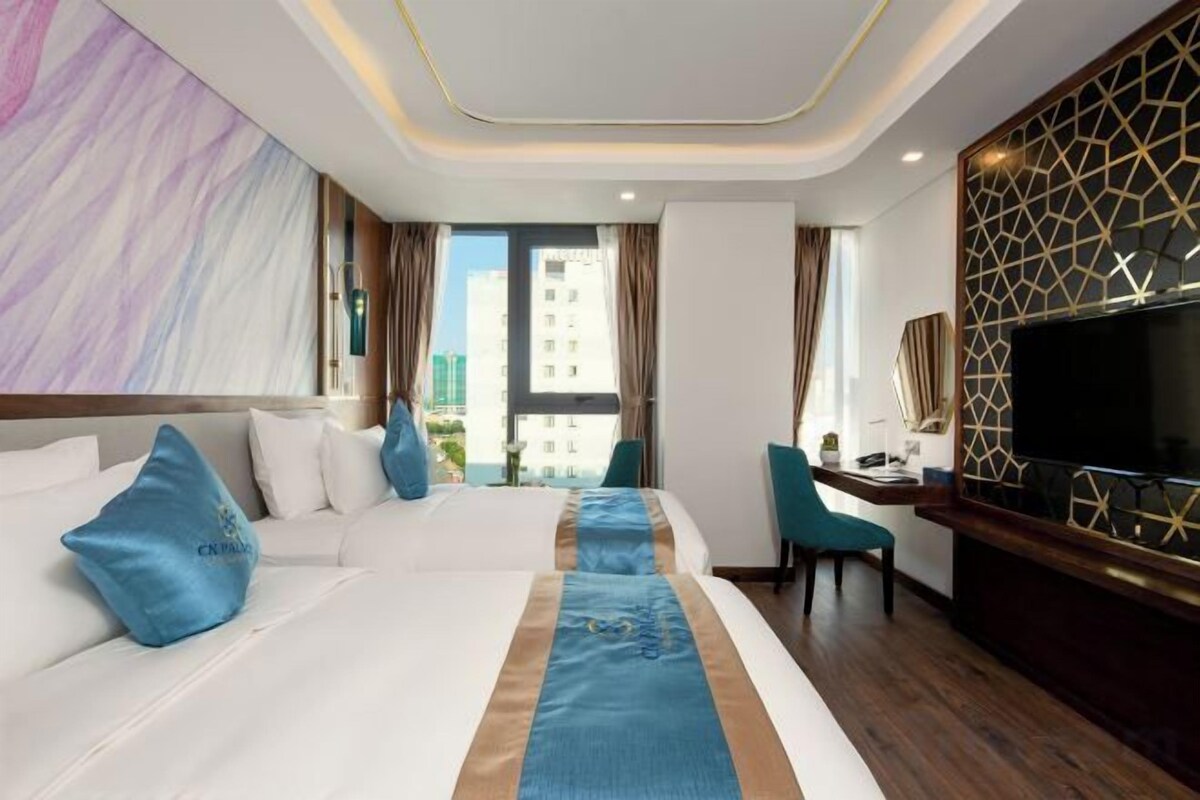 Premium bedding, down comforters, memory foam beds, minibar