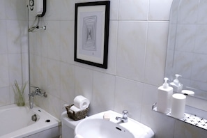 Double Room, Shared Bathroom, City View | Bathroom | Shower, hair dryer, towels, soap