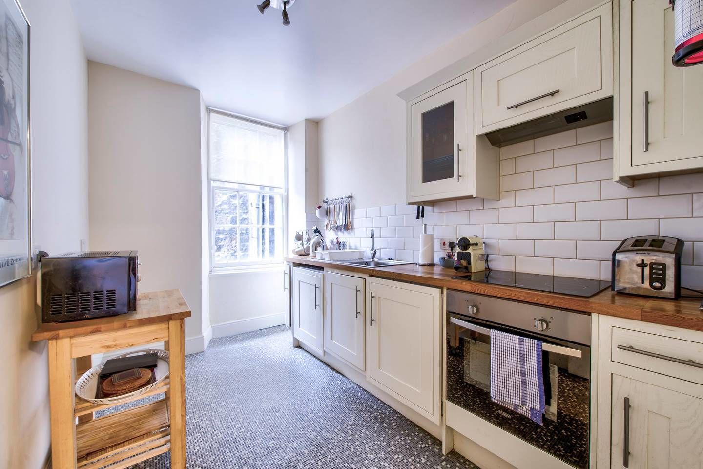 Lägenhet (1 Bedroom) | Eget kök | Kylskåp, mikrovågsugn, kaffe- och tebryggare och vattenkokare