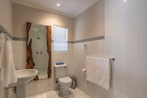 Habitació doble o amb dos llits individuals executiva | Bany | Dutxa, articles de tocador gratuïts, assecador de cabells i bidet 