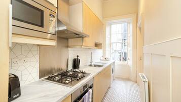 Ferienhaus (3 Bedrooms) | Eigene Küche | Wasserkocher, Hochstuhl, Kochgeschirr/Geschirr/Besteck