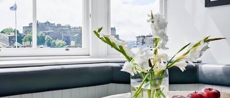 Udsigt fra overnatningsstedet