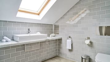 Íbúð (2 Bedrooms) | Baðherbergi | Sturta, snyrtivörur án endurgjalds, handklæði, sápa