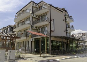 Fassade der Unterkunft