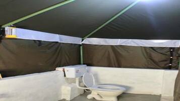 Tent, Multiple Beds | Bathroom | Shower, rainfall showerhead, free toiletries
