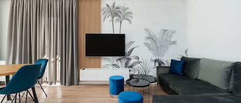 Căn hộ (199 J) | Khu phòng khách | TV màn hình phẳng