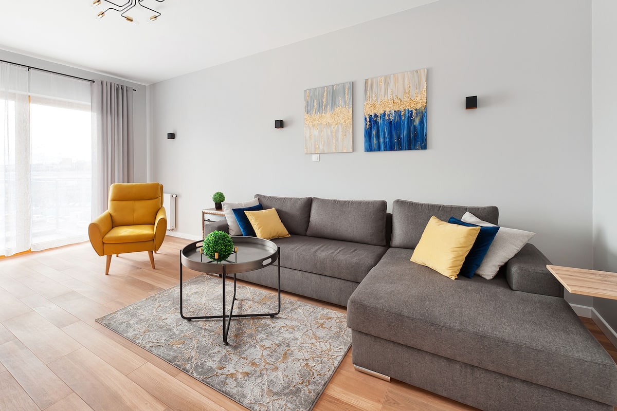 Apartamento (56 H) | Sala de estar | TV de tela plana