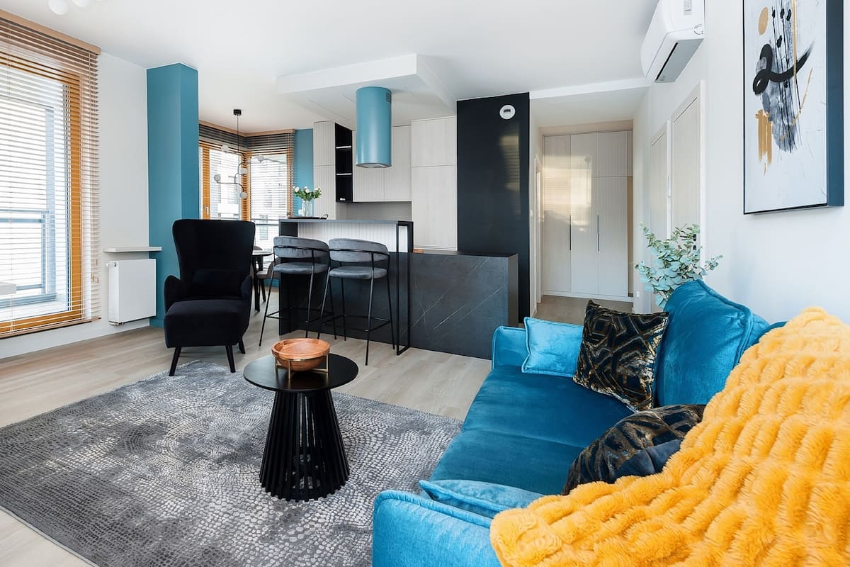 Apartament (128 J Stay at Novum) | บริเวณนั่งเล่น | ทีวีจอแบน