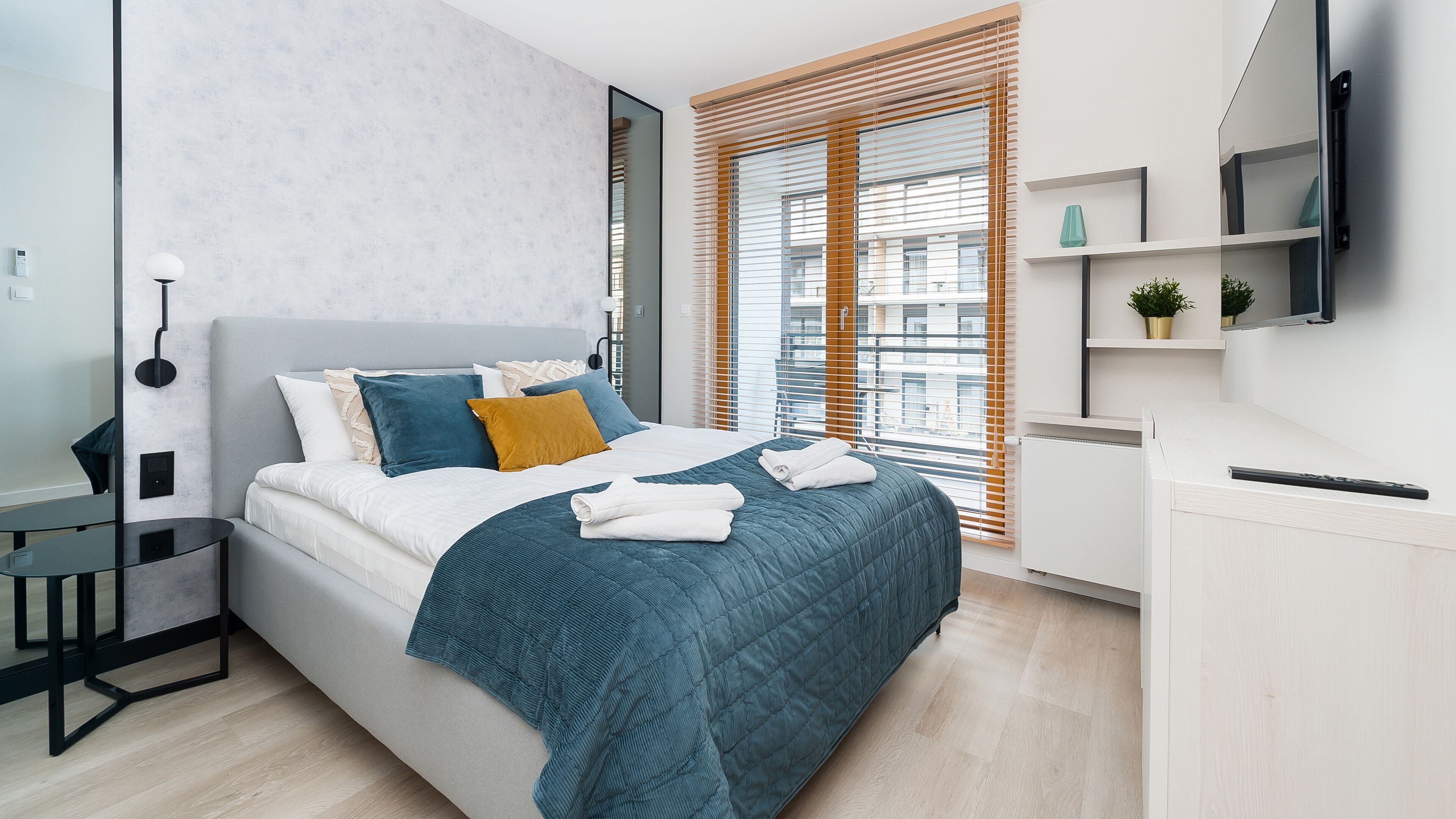 Apartament (128 J Stay at Novum) | Ruang kerja ramah laptop, setrika/meja setrika, dan Wi-Fi gratis