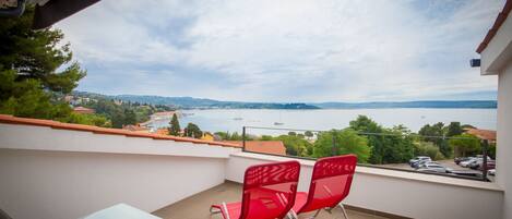 Uitzicht op strand/zee